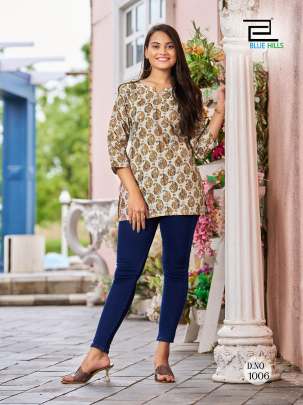 BLUSH - COTTON PRINTED TOPS FOR REGULAR AND OFFICE WEAR