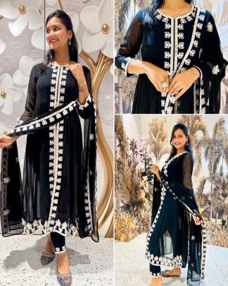AYESHA 2.0 - HEAVY FAUX GEORGETTE WITH EMBROIDERY WORK THREE PIECE SET