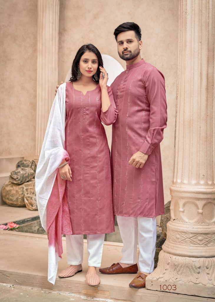 Buy Pink Glitter Printed Shantung Kurta Online - Shop for W