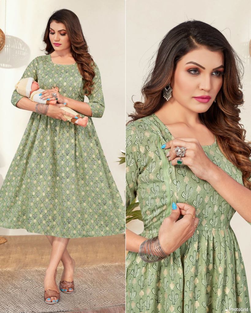 Printed M to XXL Cotton Feeding Kurtis, Wash Care: Handwash at Rs 500 in  Jaipur