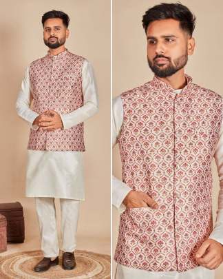 Banarasi printed koti kurta set
