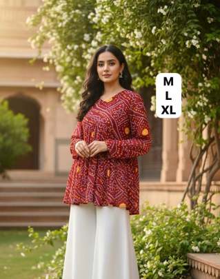 Bandhani Print Top Exporter