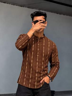 Brown Color Men's Short Kurta Exporter