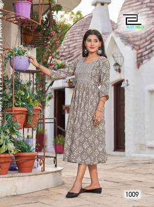 GOOD NEWZ - COTTON FEEDING AND MATERNITY KURTI 