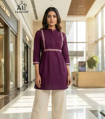 Casual Wear Embroidery Top