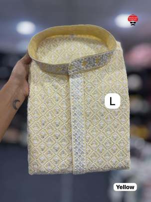 Chikankari Schiffli Kurta