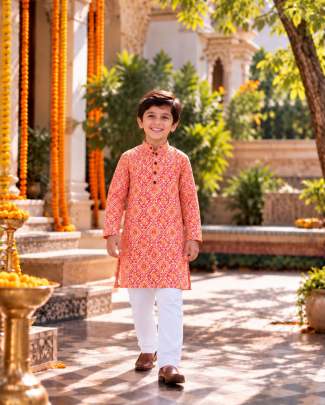 Cotton Kids's printed Kurta Wholesaler