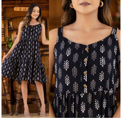 Cotton Printed Casual Wear Kurti