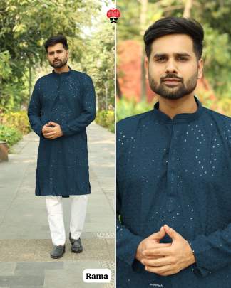 Chikan Work Kurta