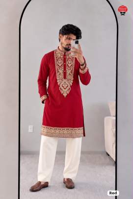 Designer Long Kurta with Heavy Embroidery Work