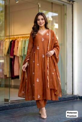 Elegant daily wear Anarkali kurti