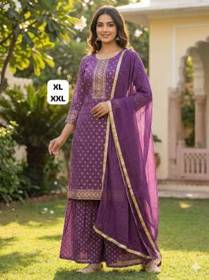 Embroidered Kurti Sharara Set