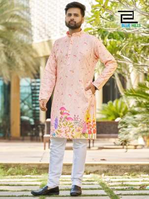 Embroidered Men Kurta 