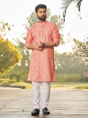 Embroidered Kurta For Men