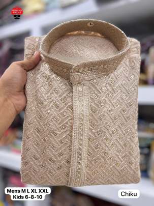 premium embroidery kurta collection 