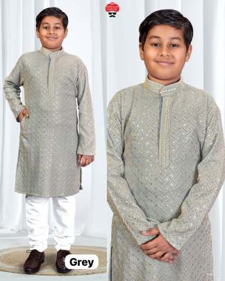 Embroidered Rayon Kurta Pyjama