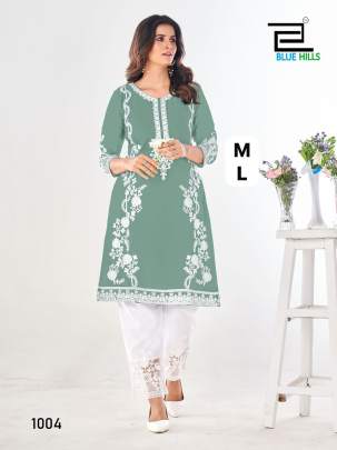 Embroidery Work Kurti Exporter