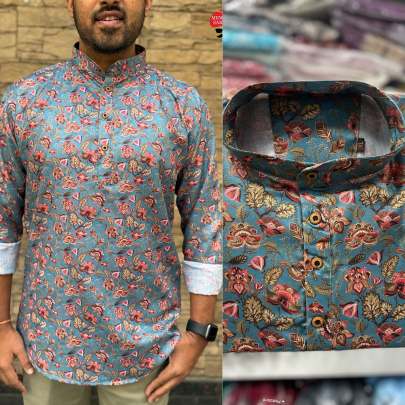Ethnic wear men short kurta