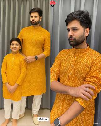 Festive wear kurta for men and kids