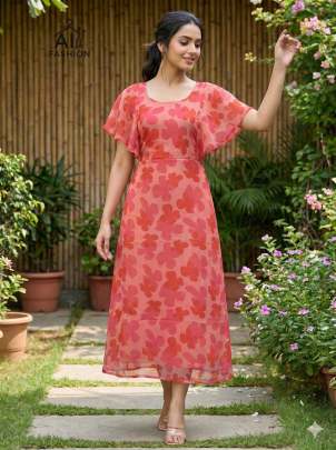 Georgette gown wholesaler India
