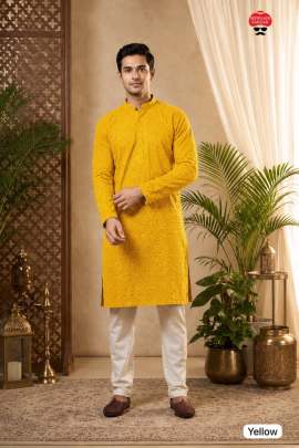 Haldi Special lakhnavi kurta, designer Long kurta