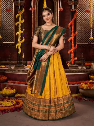 Half saree South Indian