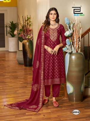 JASMIN 3.0 - RAYON WITH EMBROIDERY WORK TOP BOTTOM DUPATTA SET