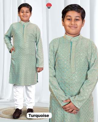 Kids Wedding Special Kurta Pyjama Set