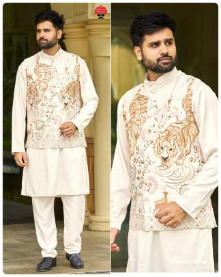 Ready to wear kurta koti pyjama set