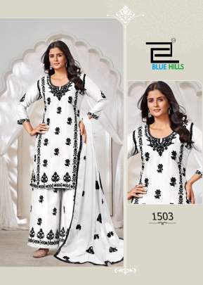 Heavy embroidery kurti with plazzo
