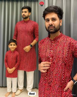 Navratri kurta for men and kids