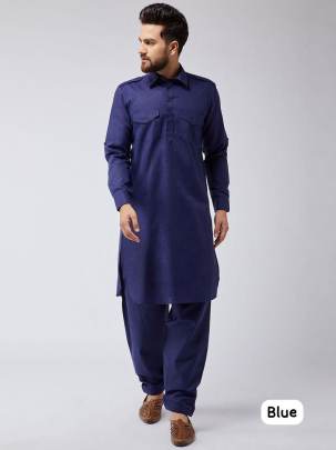 PATHANI VOL 1 - MENS COTTON PATHANI KURTA SET