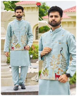 Party wear kurta koti set