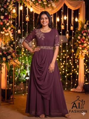 Perfect gown for wedding functions, festive nights & party glam 