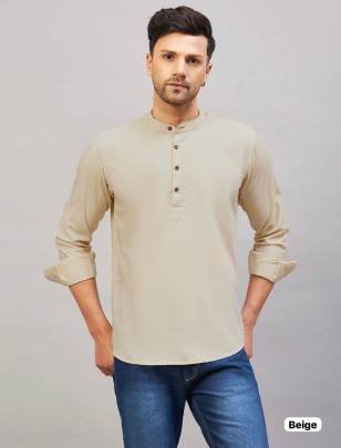 Premium Cotton Short Men Kurta