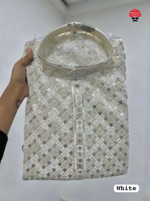 Rayon Designer Mens Ethnic Kurta 