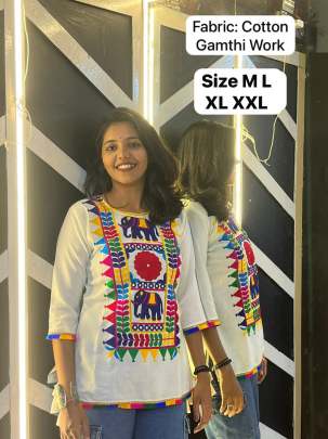 Navratri Special Embroidery Top