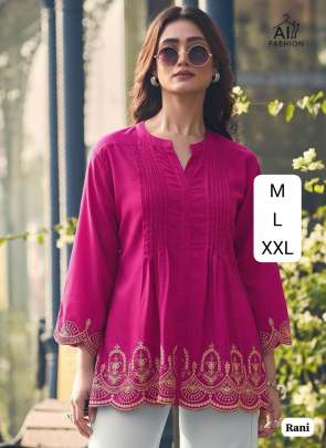 Trending Short Embroidered Kurti