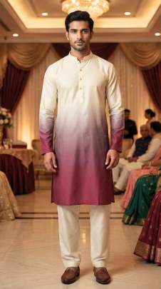 Stylish men’s kurta pyjama set