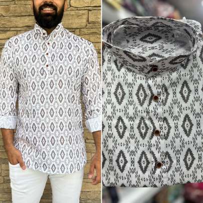 Summer cotton kurta full sleeves
