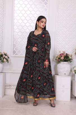 Traditional Bandhani kurti