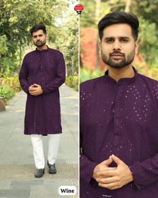 Traditional Chikankari Kurta