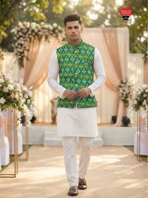 Wedding & Festive Special Kurta Koti Set 