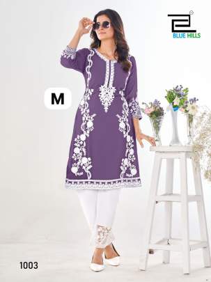 Heavy Embroidery Kurti Manufacturer in Surat