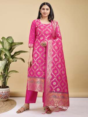 designer banarasi kurti set