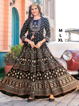Long Anarkali Gown