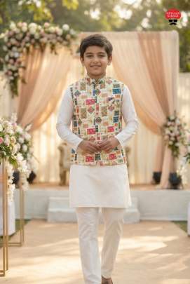 kids kurta koti set wholesale