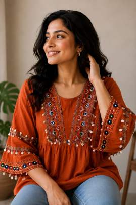 navratri short kurti 2026