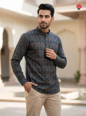 printed kurta men