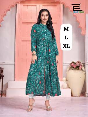 ready to wear Navratri special bandhani gown manufacturer